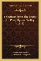 Selections from the Poems of Percy Bysshe Shelley (1915)