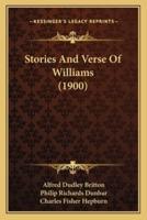 Stories And Verse Of Williams (1900)
