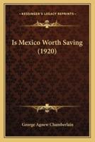 Is Mexico Worth Saving (1920)