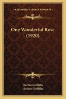 One Wonderful Rose (1920)