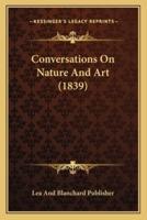 Conversations On Nature And Art (1839)