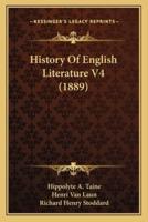 History Of English Literature V4 (1889)