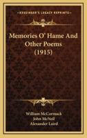 Memories O' Hame and Other Poems (1915)