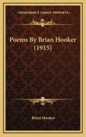 Poems by Brian Hooker (1915)