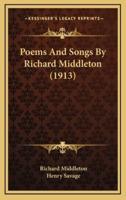 Poems and Songs by Richard Middleton (1913)