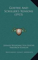 Goethe and Schiller's Xenions (1915)