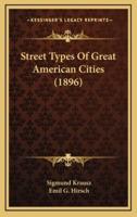 Street Types Of Great American Cities (1896)