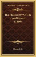 The Philosophy of the Conditioned (1866)