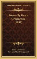 Poems By Grace Greenwood (1851)