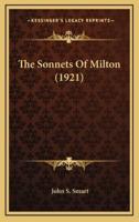 The Sonnets of Milton (1921)