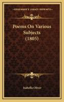 Poems On Various Subjects (1805)