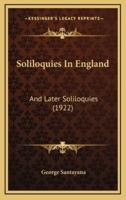 Soliloquies In England