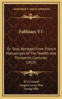 Fabliaux V1