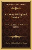 A History Of England, Division 2