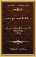 From Epicurus to Christ