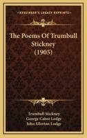 The Poems Of Trumbull Stickney (1905)