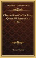 Observations on the Fairy Queen of Spenser V2 (1807)