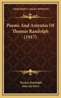 Poems and Amyntas of Thomas Randolph (1917)