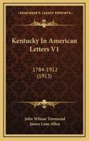 Kentucky in American Letters V1