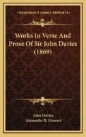 Works in Verse and Prose of Sir John Davies (1869)