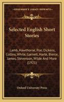 Selected English Short Stories