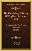 The Cambridge History Of English Literature V11