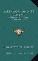 Earthwork and Its Cost V1