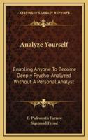 Analyze Yourself