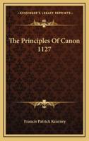 The Principles Of Canon 1127