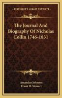 The Journal And Biography Of Nicholas Collin 1746-1831