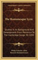 The Romanesque Lyric