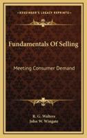 Fundamentals of Selling