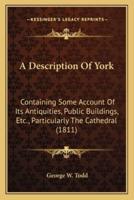 A Description Of York