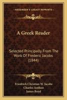 A Greek Reader