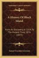 A History Of Block Island