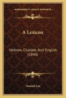 A Lexicon