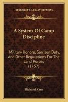 A System Of Camp Discipline