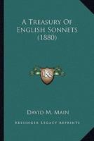 A Treasury Of English Sonnets (1880)