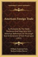 American Foreign Trade