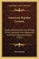 American Popular Lessons