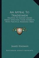 An Appeal To Tradesmen