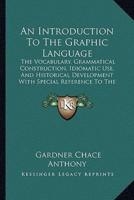 An Introduction To The Graphic Language
