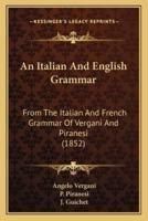 An Italian And English Grammar