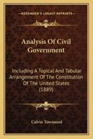 Analysis Of Civil Government