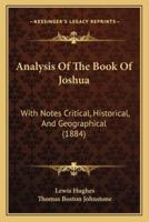 Analysis Of The Book Of Joshua