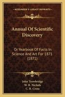 Annual Of Scientific Discovery