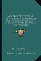 Anti-Scepticism