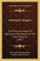 Antiseptic Surgery