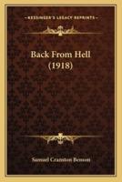 Back From Hell (1918)