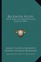 Beckwith Notes